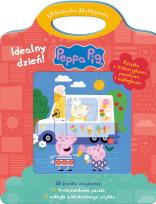 Okładka książki Świnka Peppa. Układanka-Naklejanka. Idealny dzień