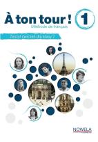 Okładka książki A ton tour! 1 Ćwiczenia do języka francuskiego klasa 7