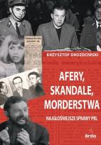 Okładka książki Afery, skandale, morderstwa
