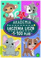 Okładka książki Akademia łączenia liczb 1-100 plus