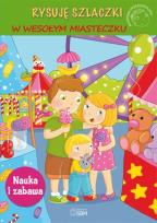 Okładka książki Akademia Przedszkolaka.Rysuję szlaczki-W wesołym..