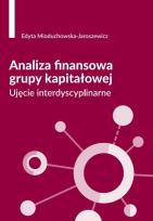 Okładka książki Analiza finansowa grupy kapitałowej. Ujęcie interdyscyplinarne