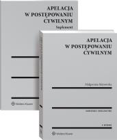 Okładka książki Apelacja w postępowaniu cywilnym. Komentarz. Orzecznictwo