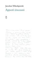 Okładka książki Appunti Siracusani