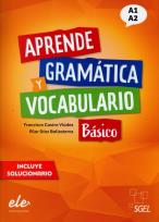 Okładka książki Aprende gramatica y vocabulario basico A1+A2 ćw.