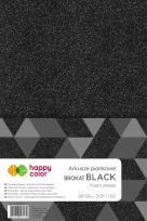 Opakowanie Arkusze piankowe brokat A4 black 5szt. HAPPY COLOR