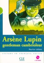 Okładka książki Arsene Lupin gentleman cambrioleur livre+CD