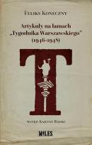 Okładka książki Artykuły na łamach ''Tygodnika Warszawskiego''...