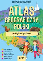 Opakowanie Atlas geograficzny Polski z naklejkami i plakatem. Atlasy z naklejkami