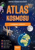 Opakowanie Atlas kosmosu z naklejkami i plakatem. Atlasy z naklejkami