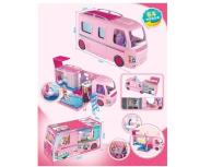 Opakowanie Auto kamper dla lalki 30cm z basenem