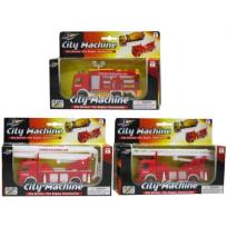 Opakowanie Auto strażackie metalowe z dźwiękiem MIX