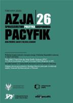 Okładka książki Azja-Pacyfik nr 26/2022