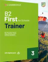 Opakowanie B2 First For Schools Trainer 3 Trainer without Answers with Digital Pack