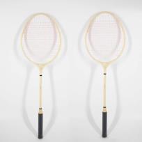 Opakowanie Badminton drewniany 65,5 cm w siatce