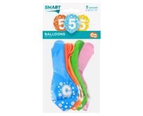 Opakowanie Balony cyfra 5 MIX 30cm 5szt