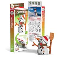 Opakowanie Bałwanek Eugy. Eko Układanka 3D.