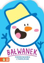 Okładka książki Bałwanek. Zimowe kolorowanie