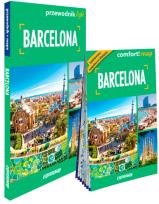 Okładka książki Barcelona light przewodnik + mapa