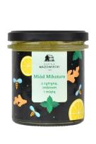 Zdjęcie produktu Bartnik Mazowiecki Miód mikstura z cytryną, imbirem i miętą 400g