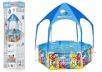 Opakowanie Basen ogrodowy stelażowy z daszkiem 183x51cm