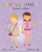 Okładka książki Baw się modą z naklejkami. Fioletowa