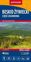 Okładka książki Beskid Żywiecki, cz. zach. Mapa turyst. 1:25 000
