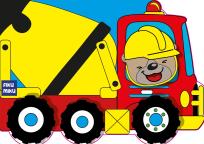 Okładka książki Betoniarka. Kolorowanka z wykrojnika