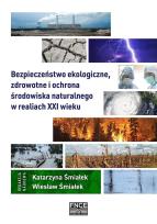 Okładka książki Bezpieczeństwo ekologiczne, zdrowotne i ochrona..
