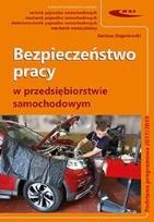 Okładka książki Bezpieczeństwo pracy w przedsiębiorstwie samochod.