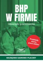 Okładka książki BHP w firmie.Obowiązki pracodawców