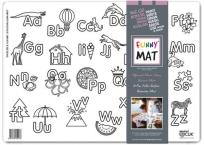 Opakowanie Biała mata Strigo Funny Mat Alfabet 48x33. 5 cm