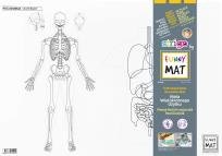 Opakowanie Biała mata Strigo Funny Mat Ciało 48x33.5 cm