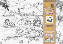 Opakowanie Biała mata Strigo Funny Mat Lato 48x33.5 cm