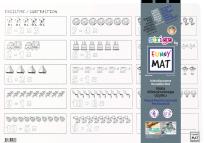 Opakowanie Biała mata Strigo Funny Mat Odejmowanie 48x33.5 cm