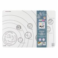 Opakowanie Biała mata Strigo Funny Mat Układ Słoneczny 48x33. 5 cm