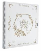 Okładka książki Biblia. Pamiątka Chrztu Św. złota - Aniołek