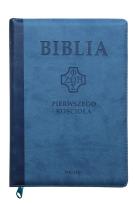 Okładka książki Biblia pierwszego Kościoła niebieska paginatory