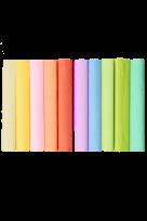 Opakowanie BIBUŁA MARSZCZONA TOP 2000 CREATINIO 25x200 MAŁY MIX PASTELOWY: kremowy, żołty, róż, brzoskwinia, łosoś, lilia, błękit, pistacja, limonka, mięta KOMPLET 10 SZTUK