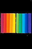 Opakowanie BIBUŁA MARSZCZONA TOP 2000 CREATINIO 25X200 MAŁY MIX TĘCZOWY KOMPLET 10 SZTUK