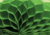 Opakowanie Bibuła przestrzenna zielona 23x33cm