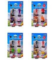 Opakowanie Biedronka i Czarny Kot figurki pieczątki mix