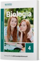 Okładka książki Biologia 4 podręcznik liceum i technikum zakres rozszerzony