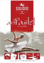 Opakowanie Blok A3 do pasteli Art Pastel Koh-i-Noor Grey 15% bawełny 20 kartek