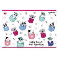 Opakowanie Blok rysunkowy A4/20K biały Minisy (20szt)