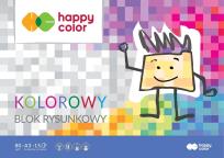 Opakowanie Blok rysunkowy kolorowy A3 80g Happy Color pakiet 10sztuk