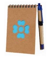 Opakowanie Blok spirala Eco Flower z długopisem