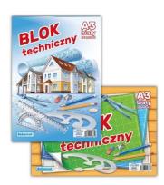 Opakowanie Blok techniczny A3/10K 160g biały (10szt)