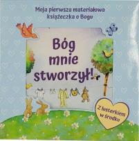 Okładka książki Bóg mnie stworzył - książeczka materiałowa