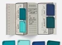 Opakowanie Bookaroo Znaczniki samoprzylepne - Niebieskie